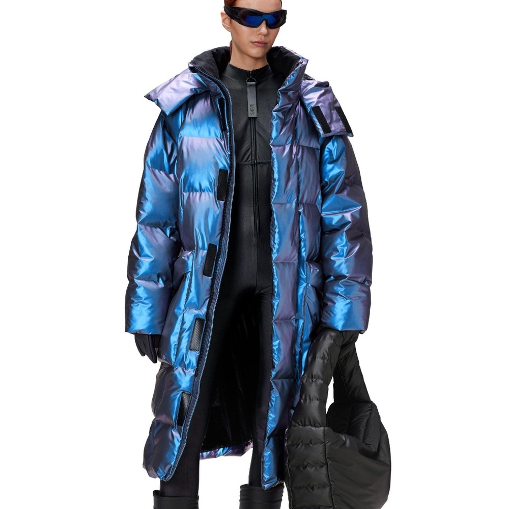 RAINS NYC Harbin Long Puffer Jacket UNISEX - Picture 3 of 6